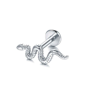 Boucles d’oreilles Serpent Acier